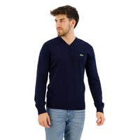 lacoste-classic-fit-ribbed-v-cotton-sweter