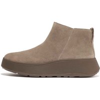 Fitflop CHUTEIRAS F-Mode Suede Flatform Zip Ankle
