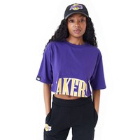 New era Camiseta De Manga Curta NBA Team Wrdmrk Crop Los Angeles Lakers